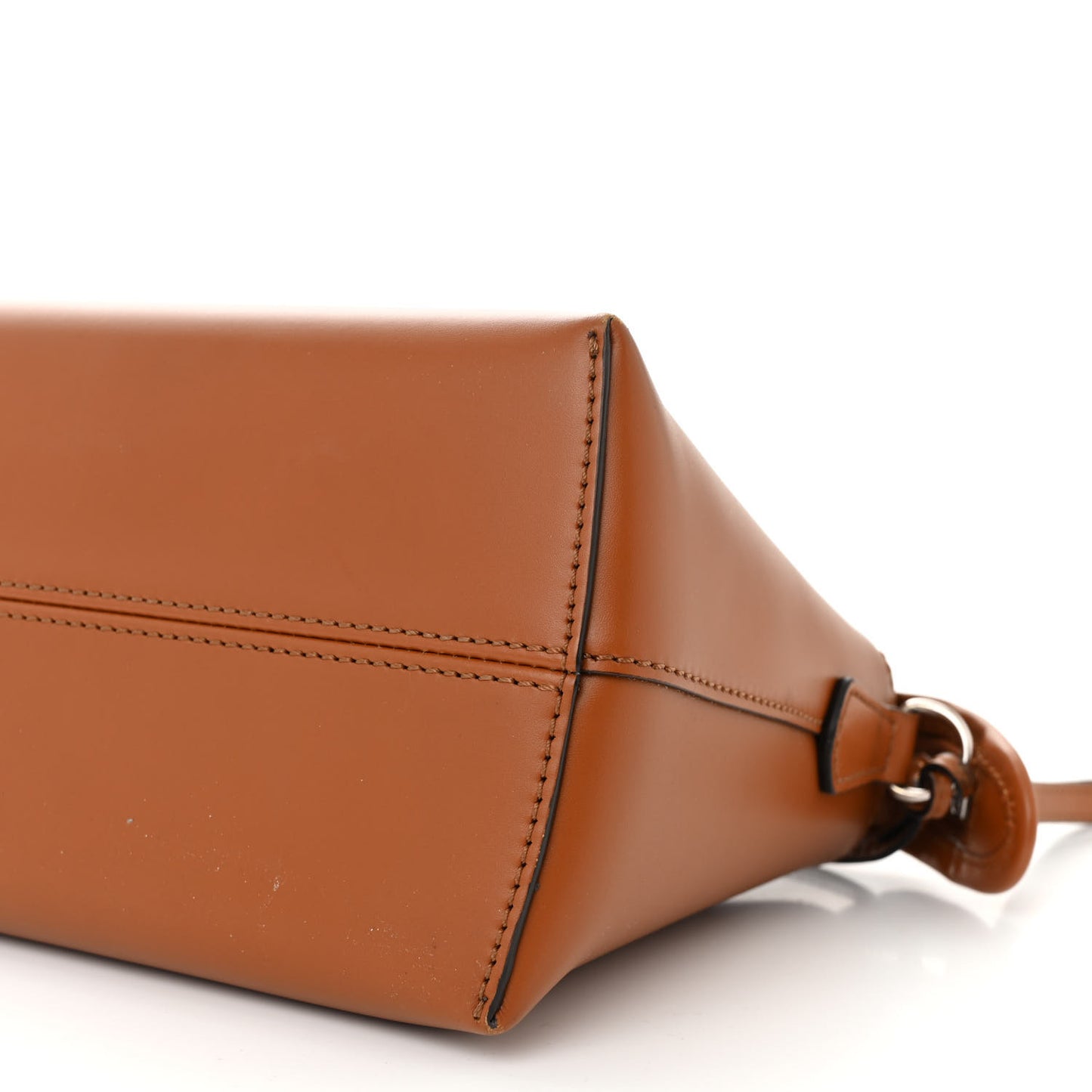 Vitello King Logo Embossed Medium By The Way Boston Bag Cuoio