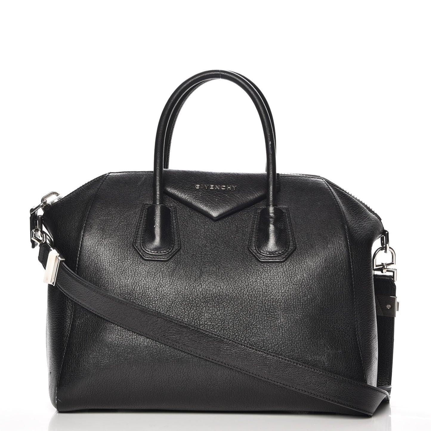 Sugar Goatskin Medium Antigona Black