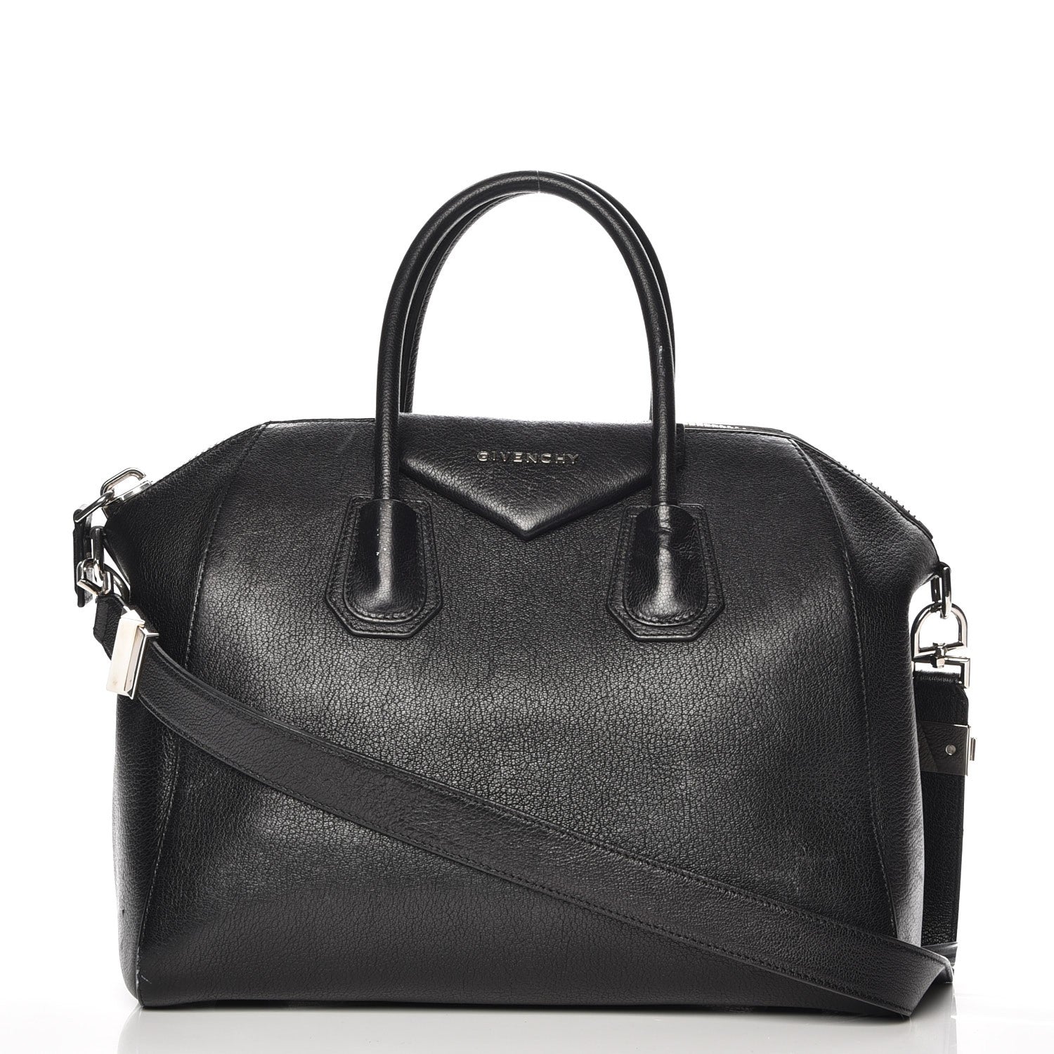 Givenchy Sugar Goatskin Medium Antigona Black 1 of 11