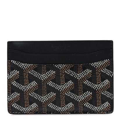 Goyard Goyardine Saint Sulpice Card Holder Black 1 of 6