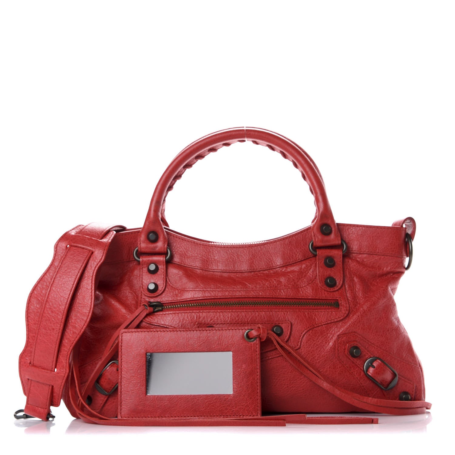 Balenciaga Agneau Classic Hardware First Rouge Coquelicot 1 of 7