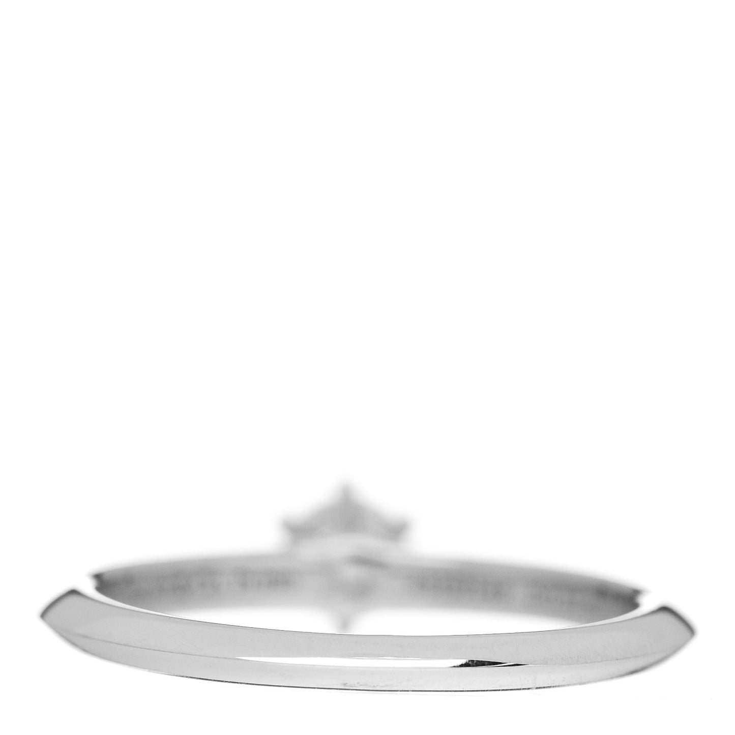 Platinum Diamond .31ct Solitaire Engagement Ring 51 5.75