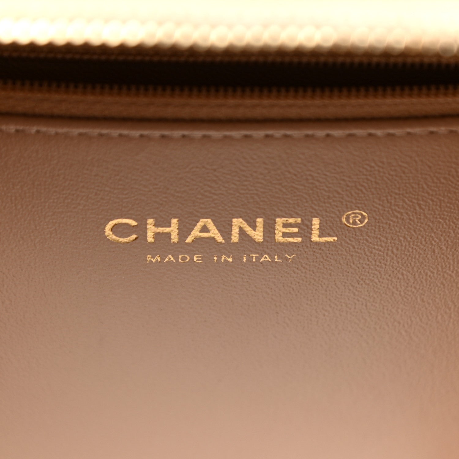 Chanel Caviar Quilted Medium CC Filigree Vanity Case Beige 6 of 11