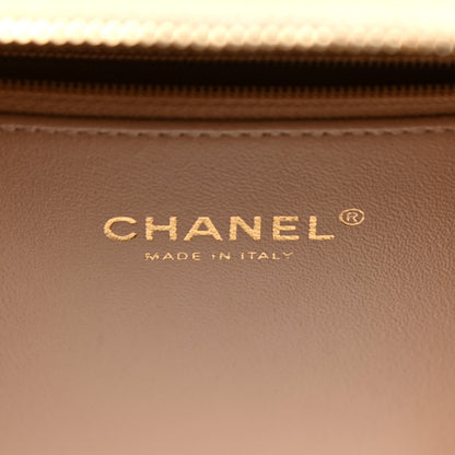 Chanel Caviar Quilted Medium CC Filigree Vanity Case Beige 6 of 11