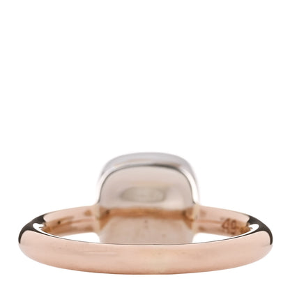 Pomellato 18K Rose Gold White Topaz Nudo Ring 49 4.75 5 of 9