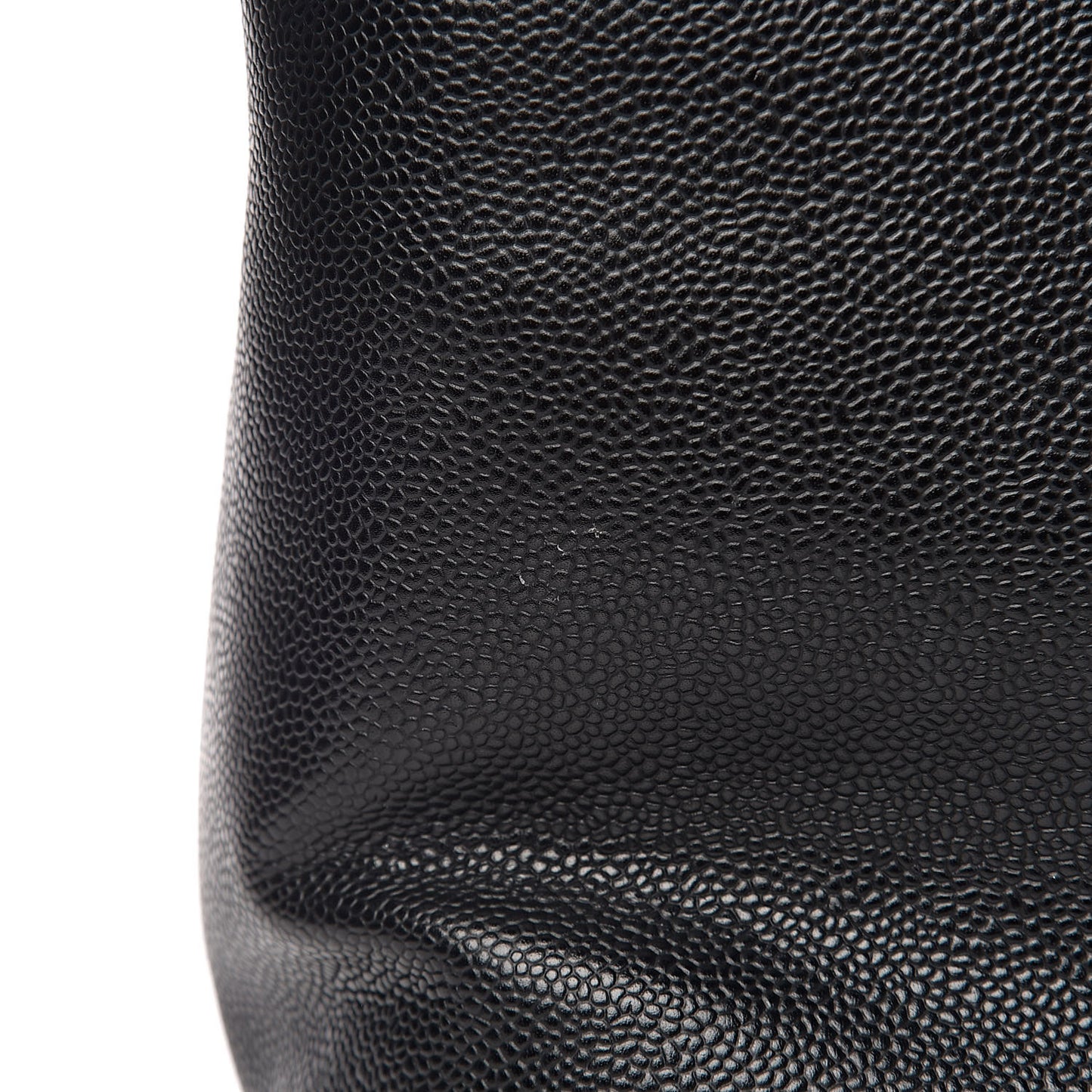 Soft Caviar CC Medium Top Handle Tote Black