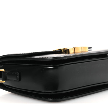Celine Shiny Calfskin Teen Triomphe Black 10 of 14