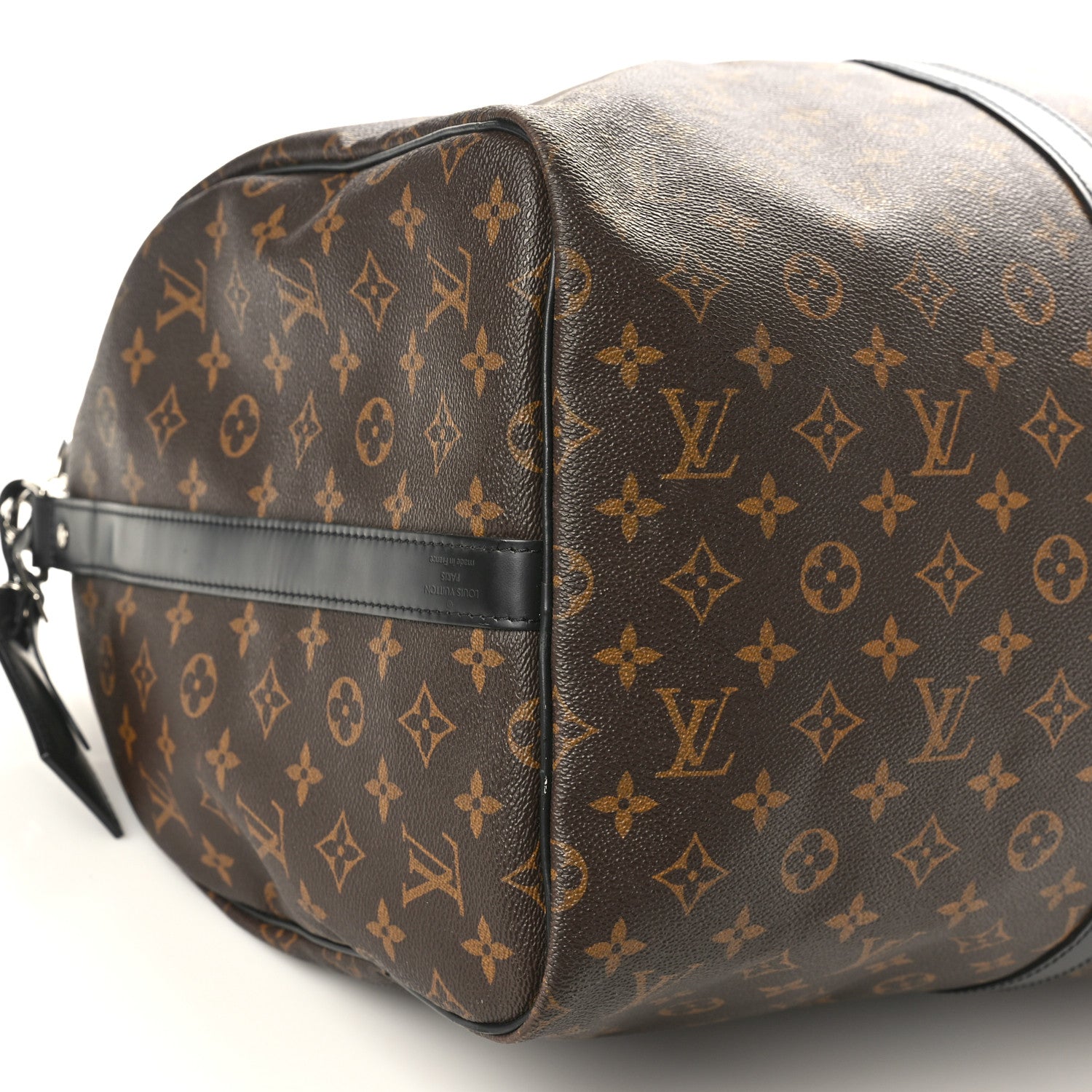 Louis Vuitton Monogram Macassar Keepall Bandouliere 55 8 of 9