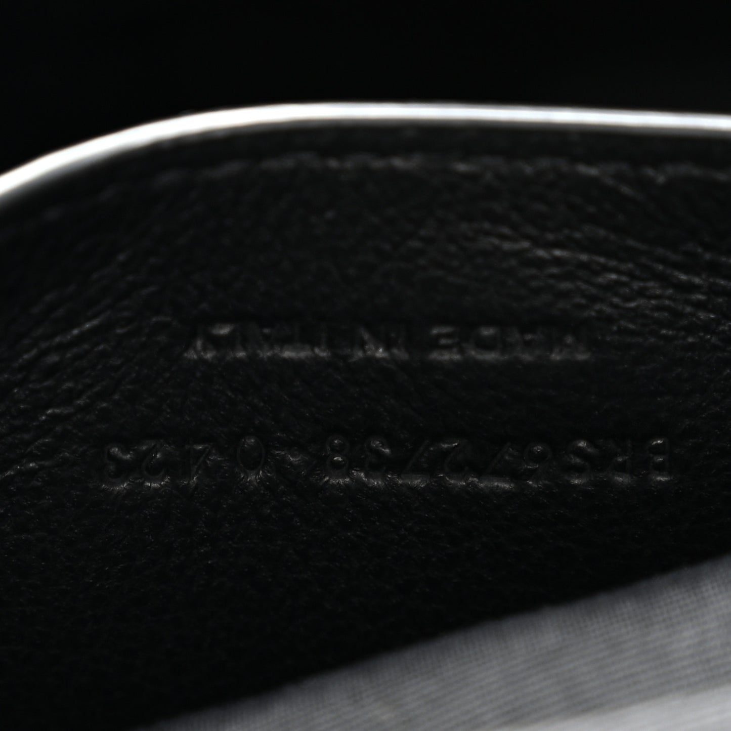 Lambskin Quilted Monogram Mini Nolita Black
