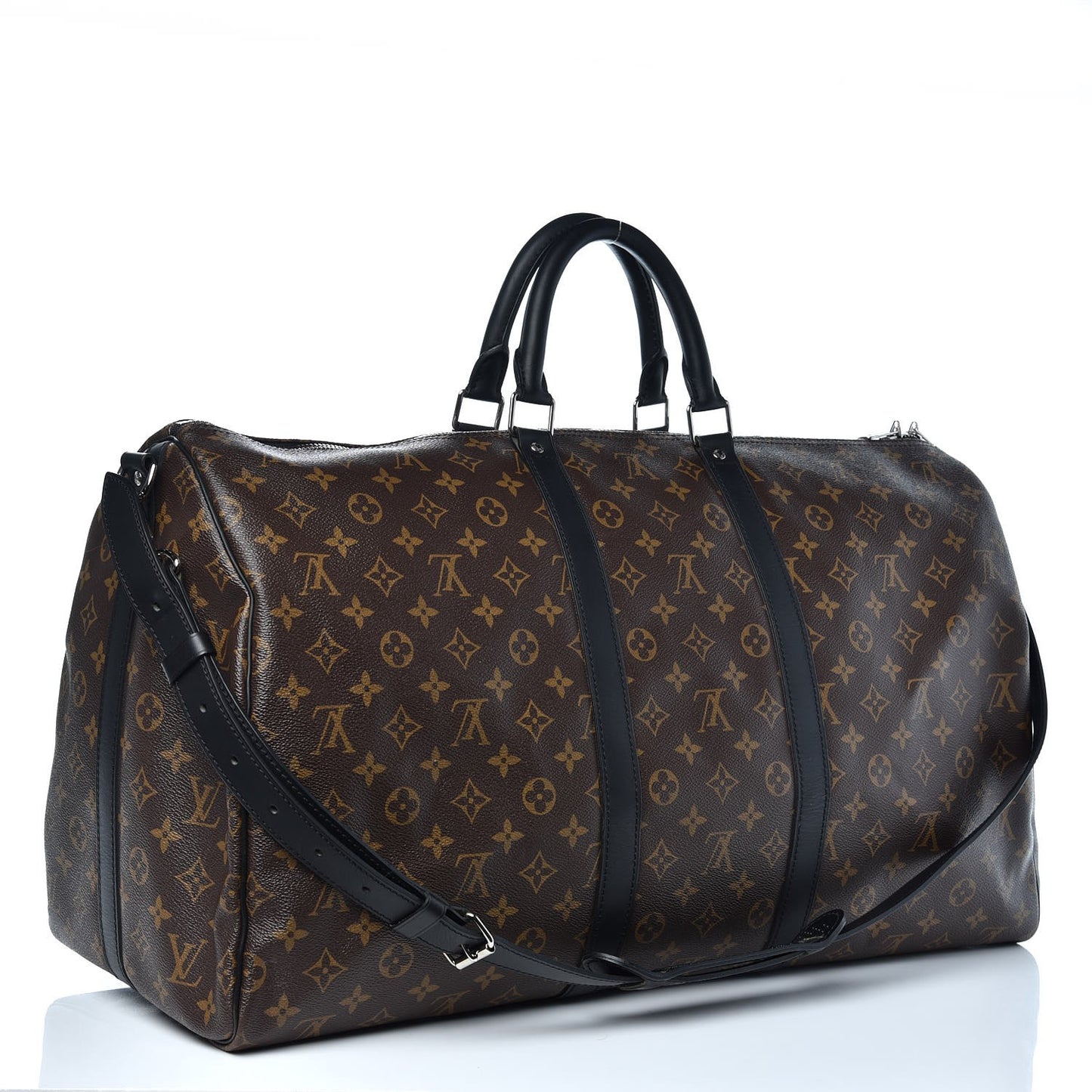 Monogram Macassar Keepall Bandouliere 55