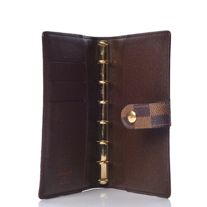 Louis Vuitton Damier Ebene Small Ring Agenda Cover 5 of 6