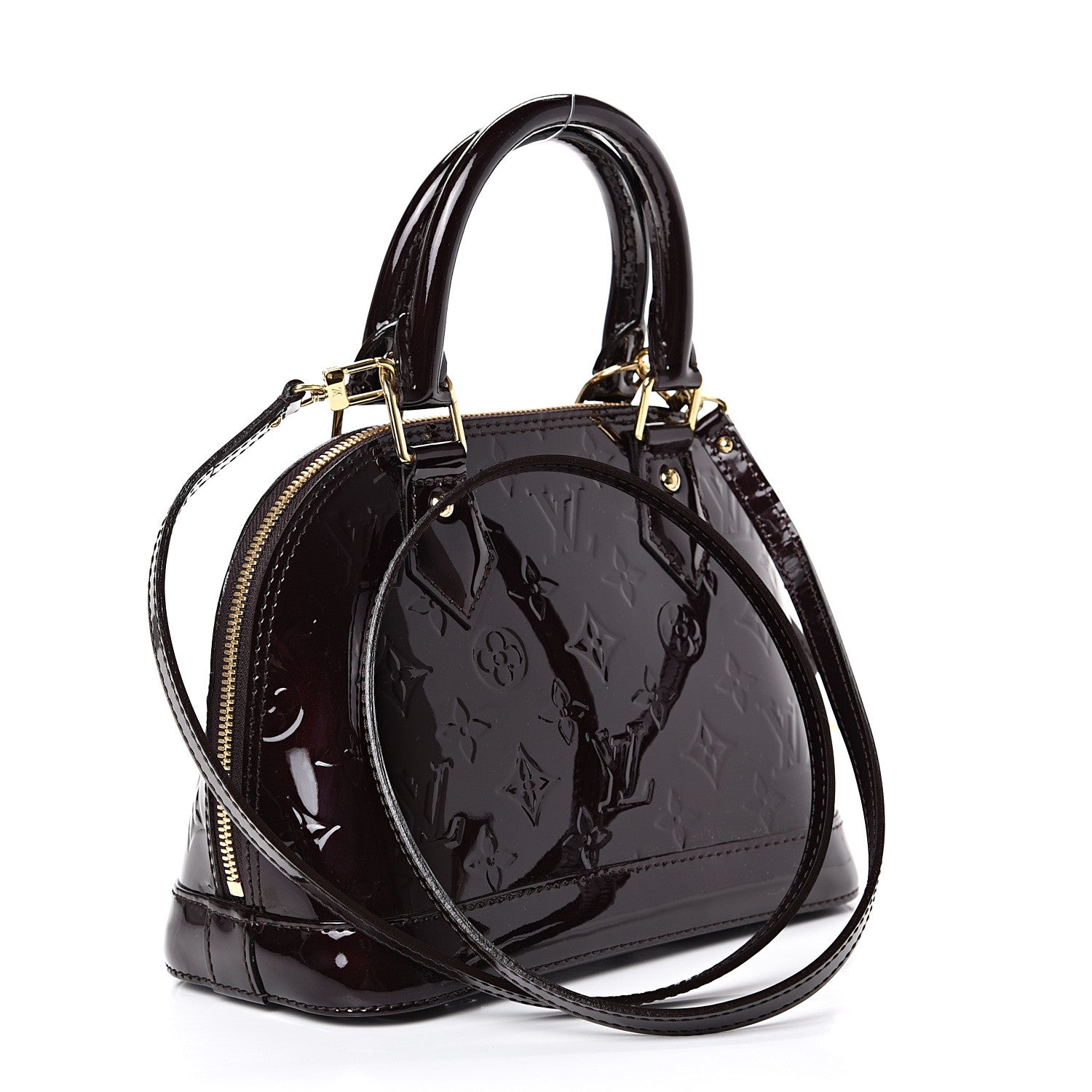 Louis Vuitton Vernis Alma BB Amarante 2 of 9