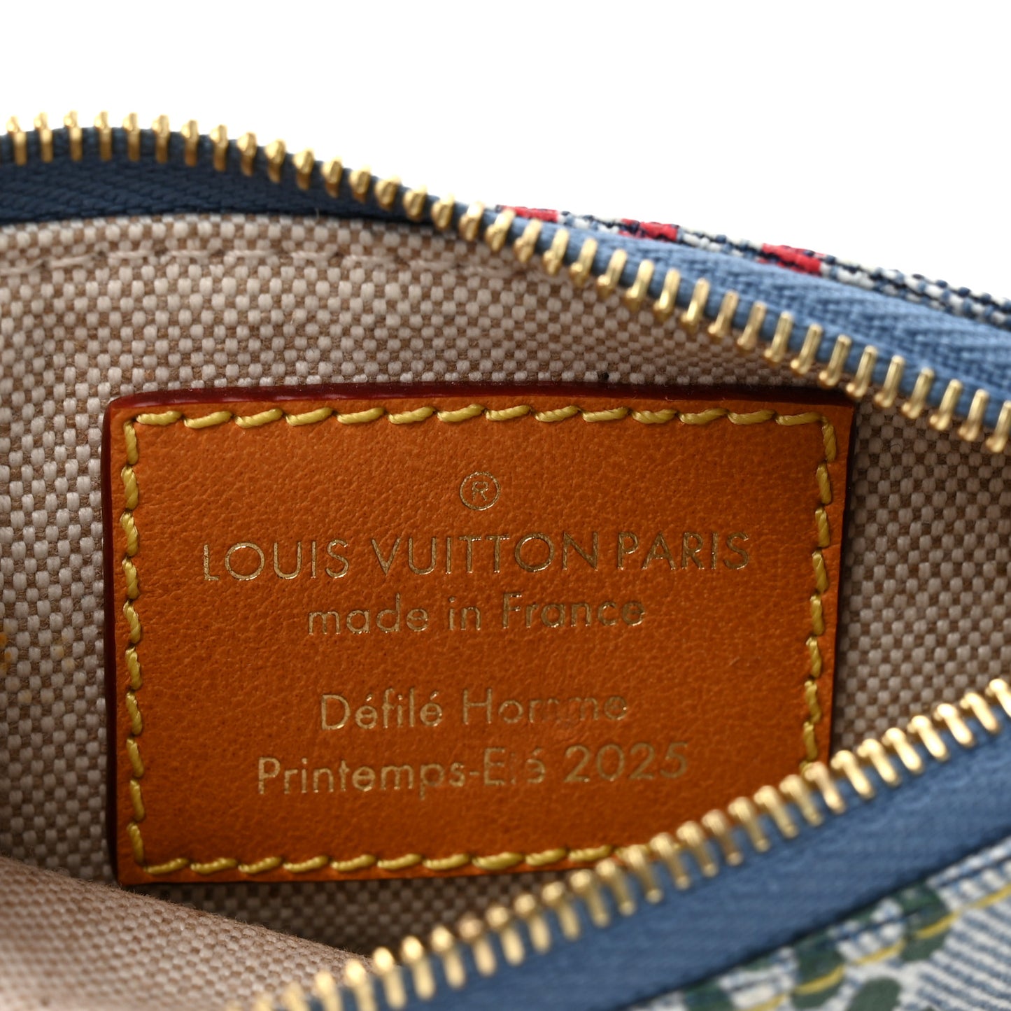 Damier Denim Key Pouch Multicolor