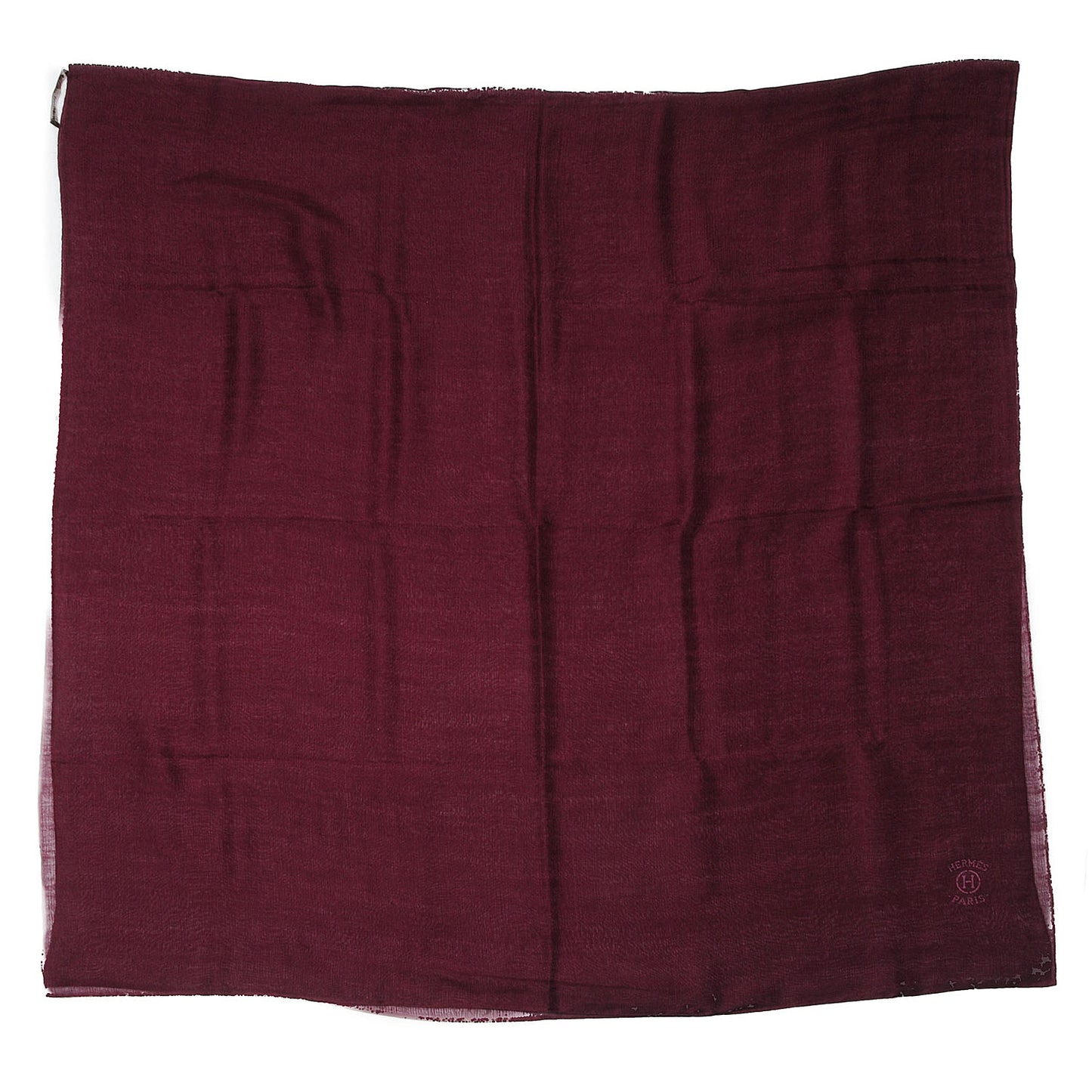 Cashmere Silk Plume Stole Cassis