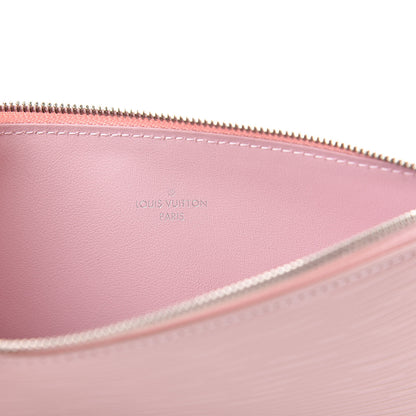 Louis Vuitton Epi Felicie Chain Wallet Zippered Insert Rose Ballerine 6 of 6