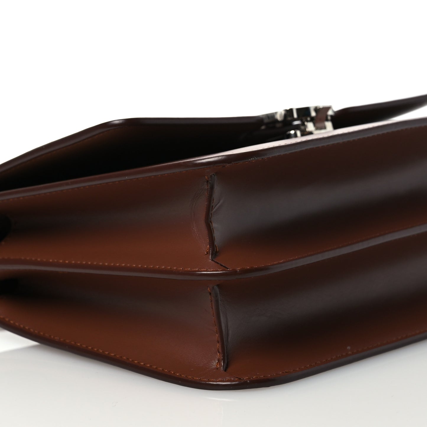 Calfskin Small TB Bag Malt Brown