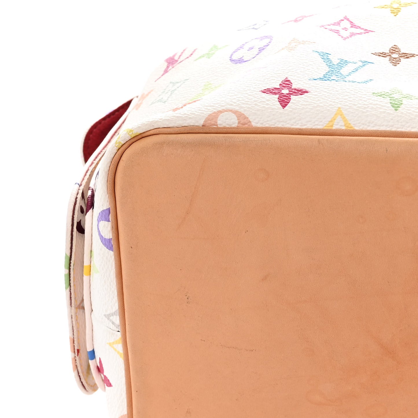 Monogram Multicolor Petit Noe White