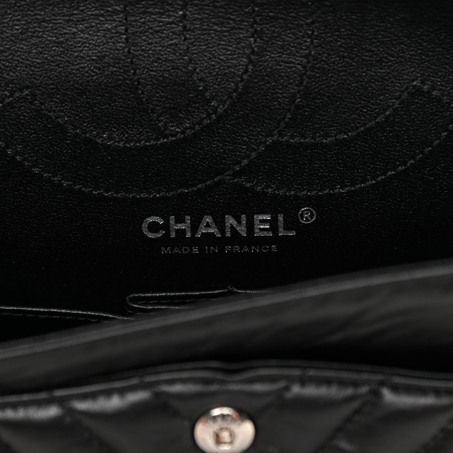 Chanel Aged Calfskin Chevron Quilted 2.55 Reissue 225 Flap So Black 6 of 14