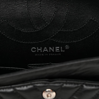 Chanel Aged Calfskin Chevron Quilted 2.55 Reissue 225 Flap So Black 6 of 14