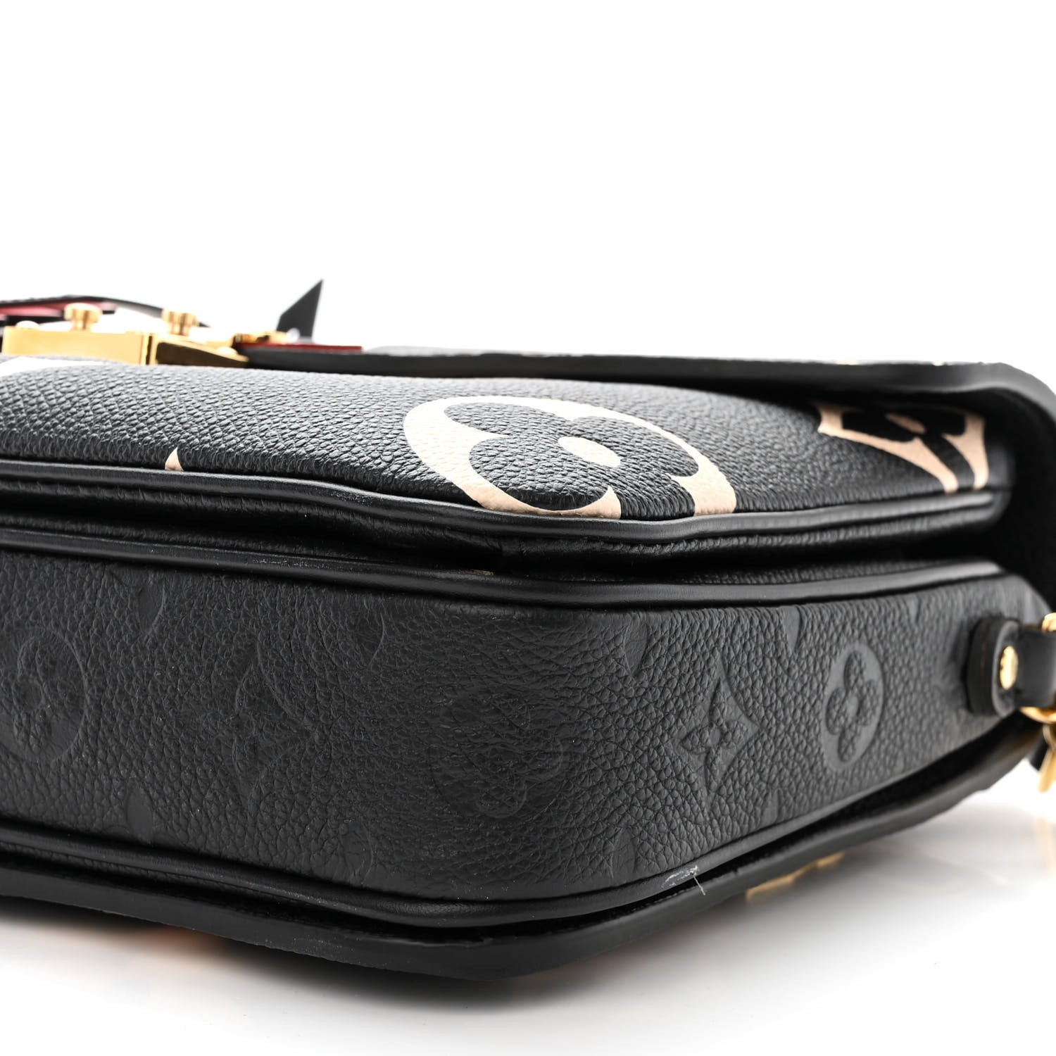 Louis Vuitton Empreinte Monogram Giant Crafty Pochette Metis Black Creme 10 of 11