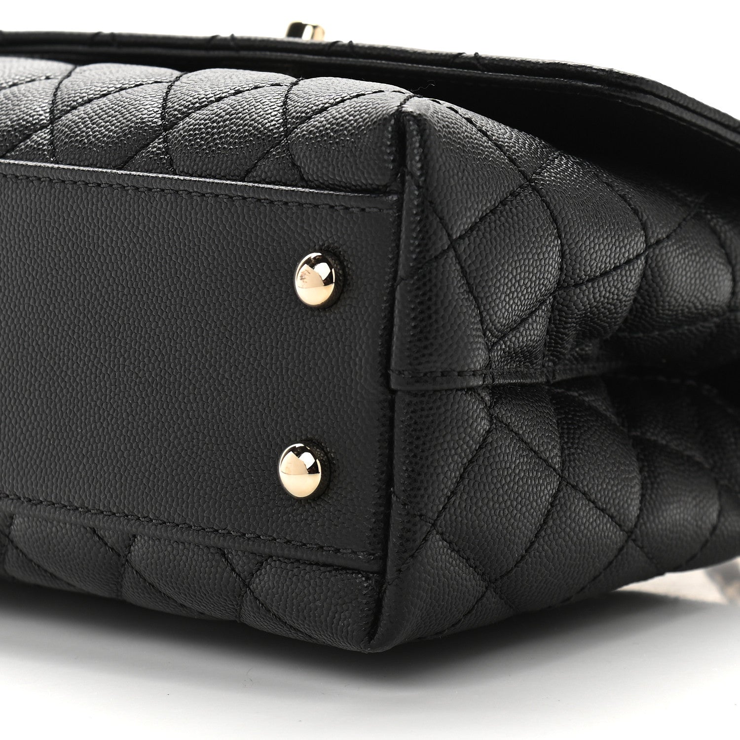 Chanel Caviar Quilted Mini Coco Handle Flap Black 9 of 9