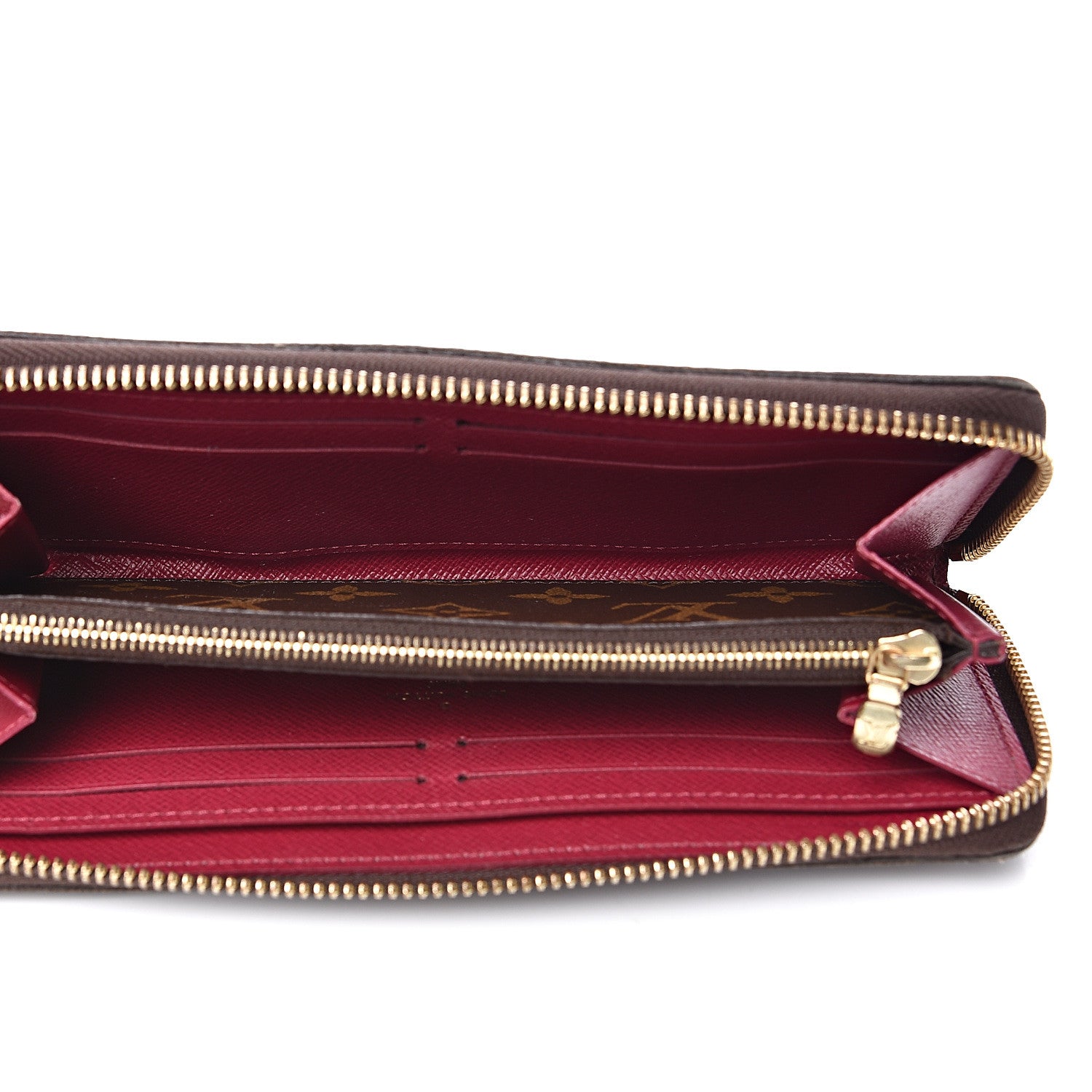 Louis Vuitton Monogram Clemence Wallet Fuchsia 4 of 13