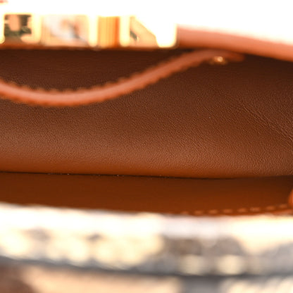 Louis Vuitton Taurillon Snakeskin Mini Capucines Caramel 5 of 16
