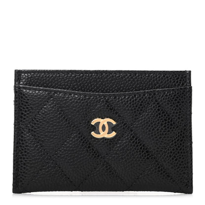Chanel Caviar Quilted Card Holder Black 1 of 8