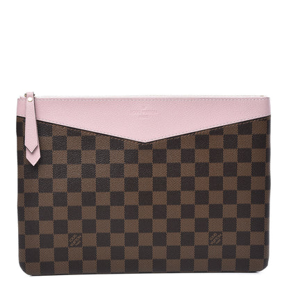 Louis Vuitton Damier Ebene Daily Pouch Rose Poudre 1 of 9
