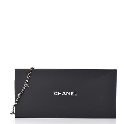 Chanel Glazed Calfskin Crystal Charm Necklace Black Gold 5 of 5