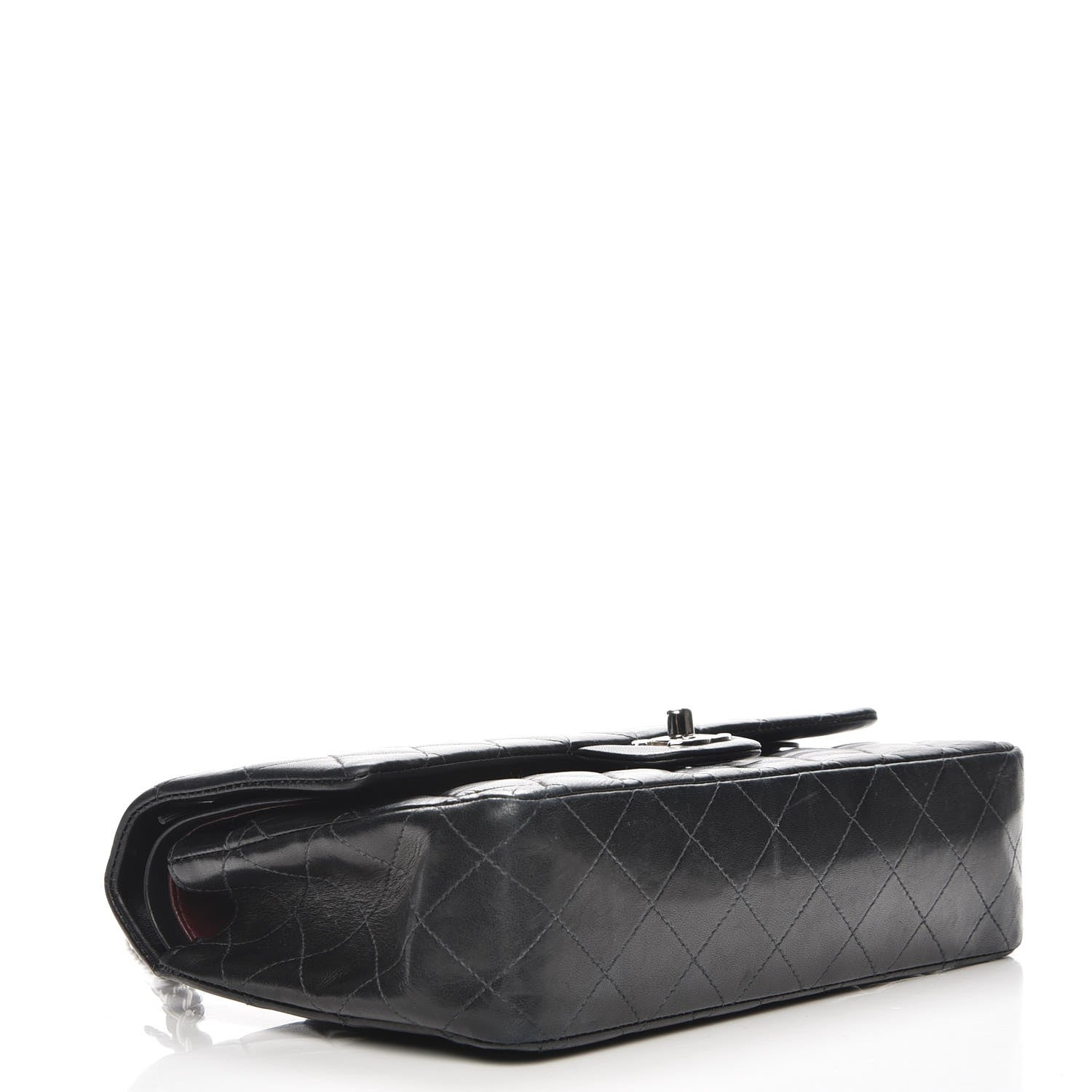 Chanel Lambskin Quilted Medium Double Flap Black 4 of 7