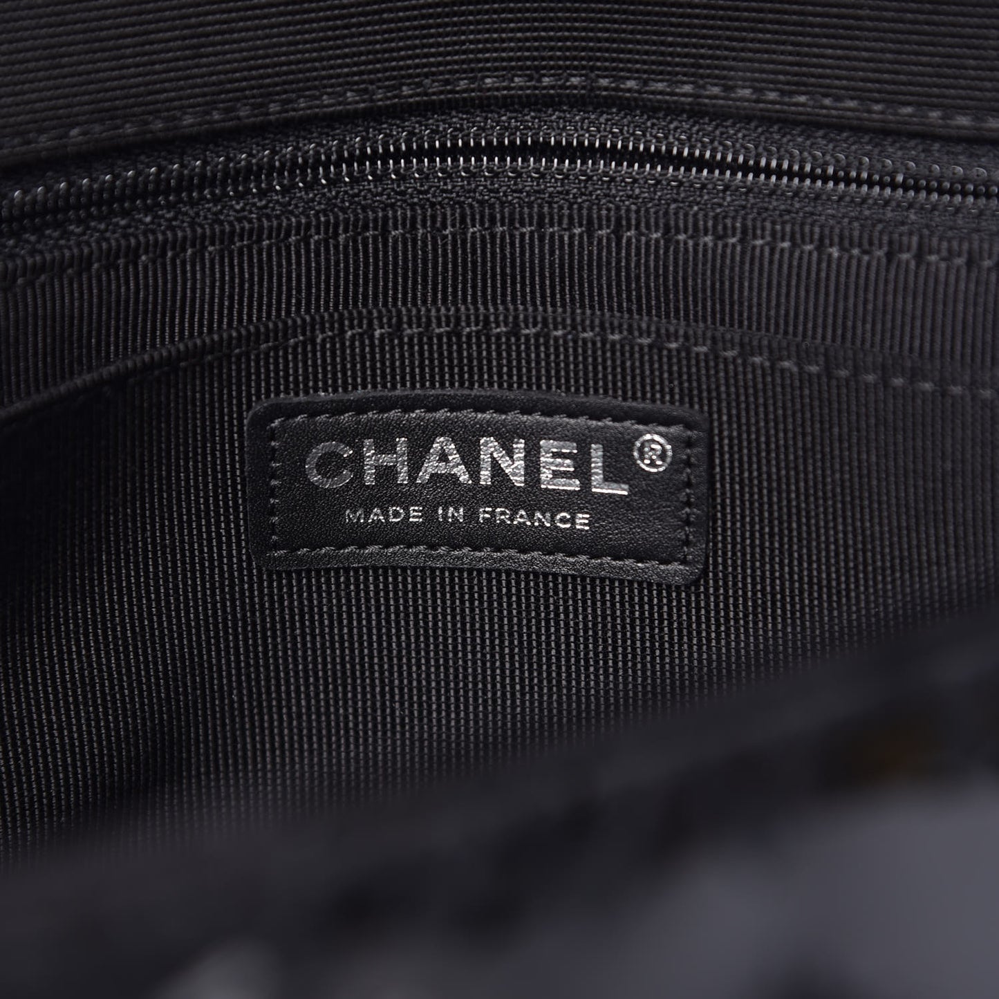 Tweed Patchwork Jumbo Single Flap Black