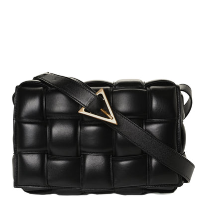 Bottega Veneta Nappa Maxi Intreccio Padded Cassette Crossbody Bag Black 1 of 15