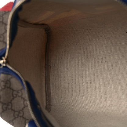 Gucci GG Plus Monogram Medium Boston USA Flag Unicef Duffle Blue 18 of 18