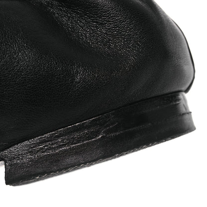 Chanel Lambskin Quilted Elastic CC Loafers 37.5 Black 12 of 13
