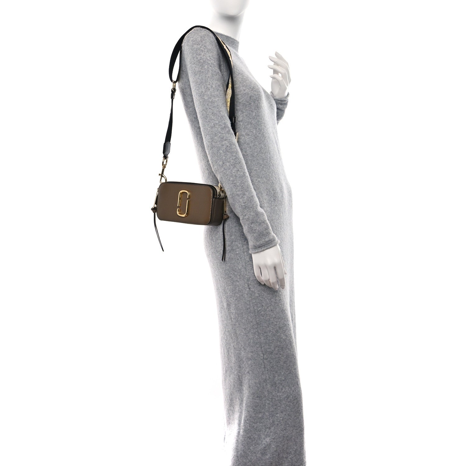 Marc Jacobs Saffiano Small Snapshot Camera Bag Sandcastle 2 of 9