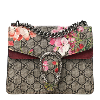 Gucci GG Supreme Monogram Blooms Mini Dionysus Shoulder Bag Beige Multicolor Dry Rose 1 of 15