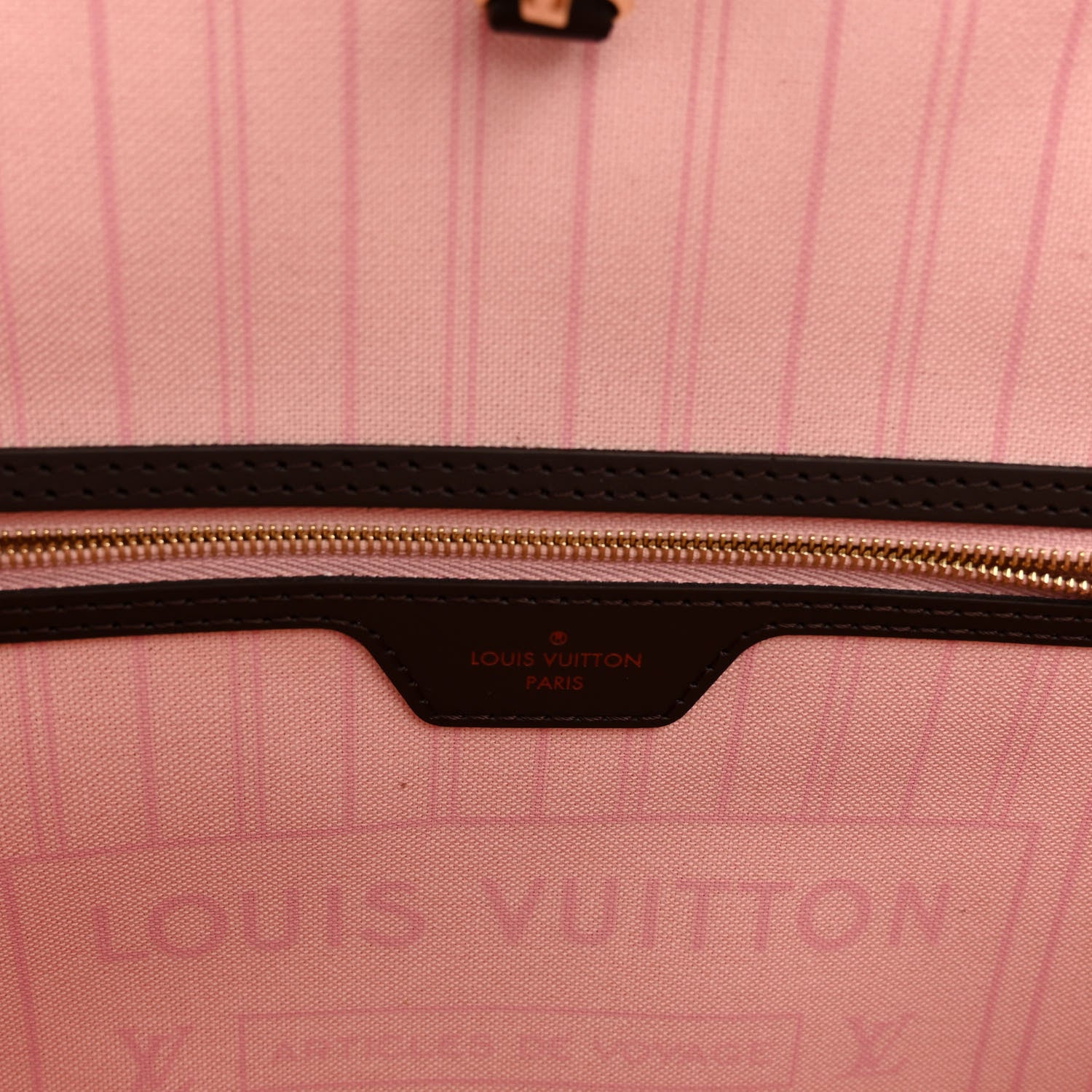 Louis Vuitton Damier Ebene Neo Neverfull MM Rose Ballerine 6 of 9