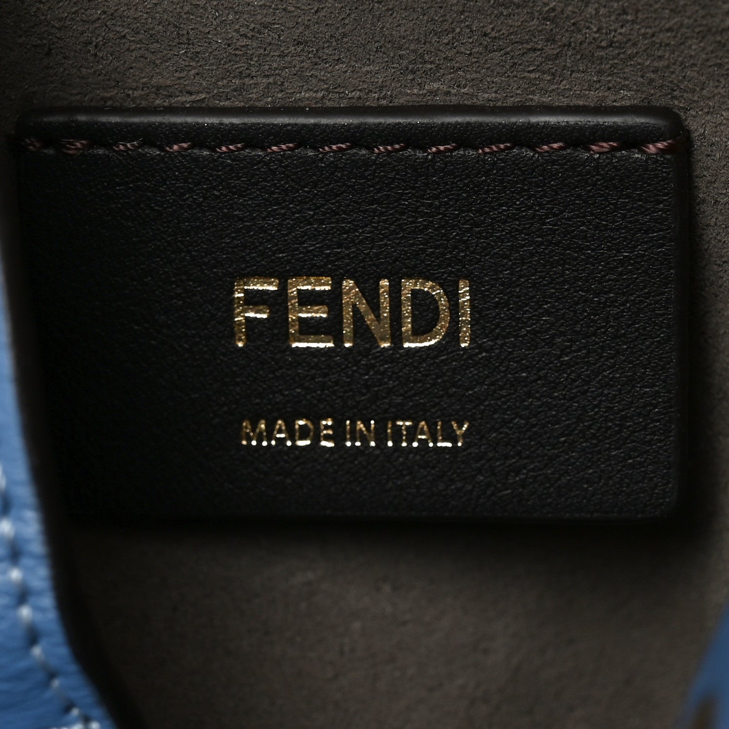 Fendi Vitello Liberty F is Fendi FF 1974 Embossed Mini Mon Tresor Bucket Bag Nebula 6 of 10