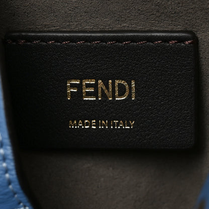 Fendi Vitello Liberty F is Fendi FF 1974 Embossed Mini Mon Tresor Bucket Bag Nebula 6 of 10