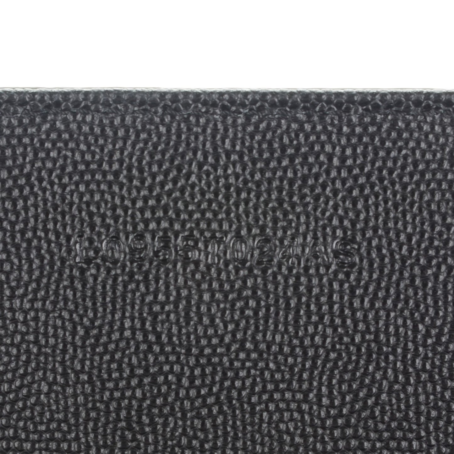 Grained Calfskin Small T Tote Black