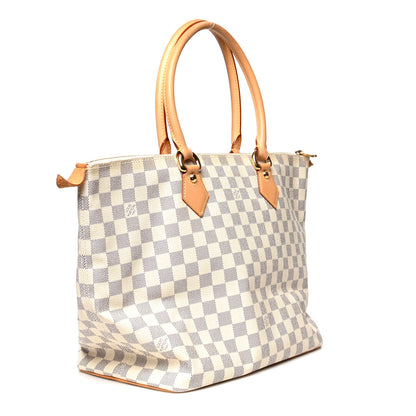 Louis Vuitton Damier Azur Saleya MM 3 of 10