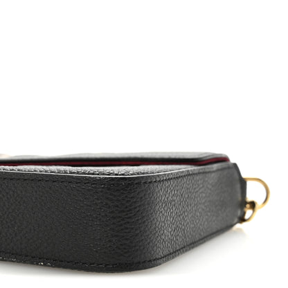 Louis Vuitton Empreinte Monogram Giant Felicie Pochette Black Beige 10 of 11