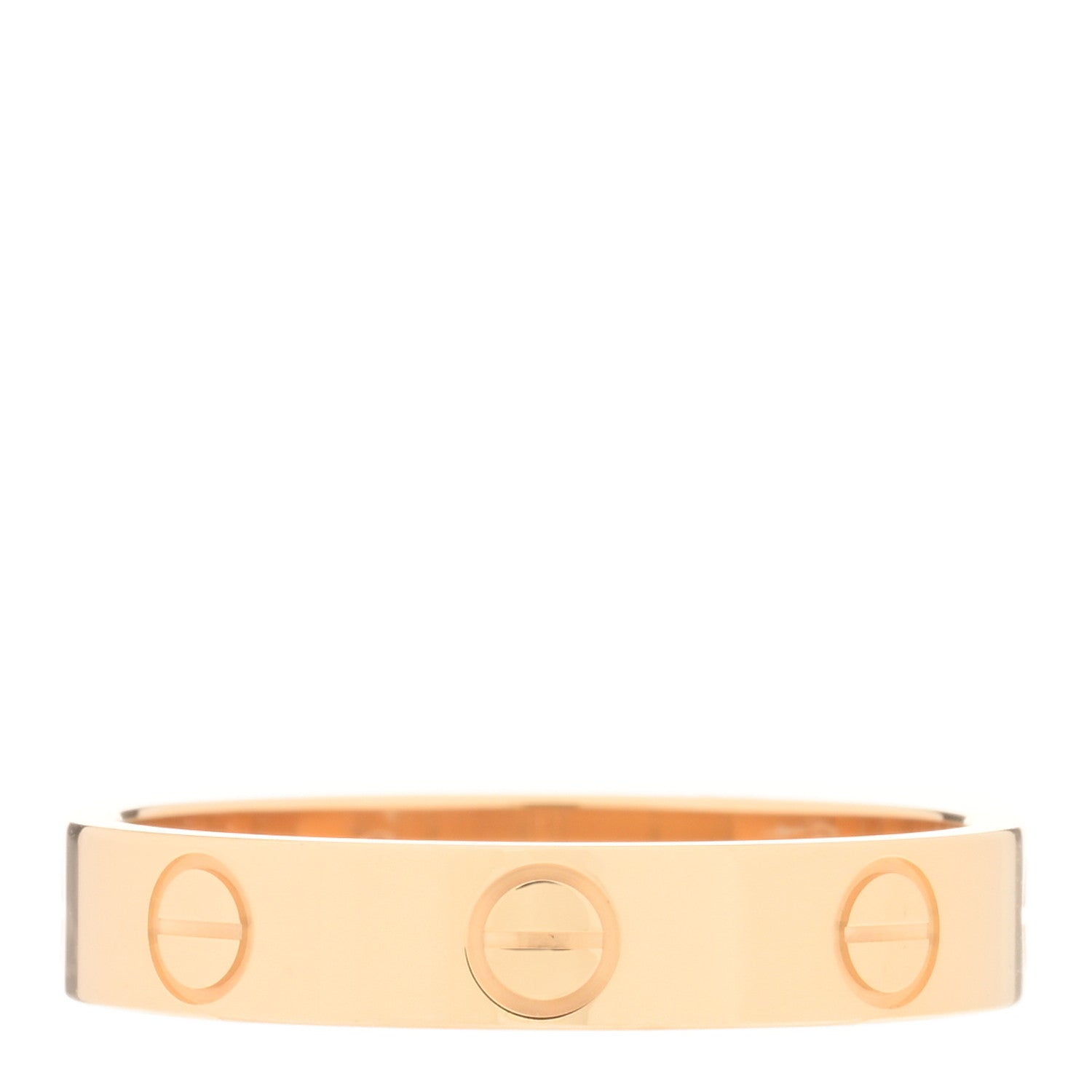 Cartier 18K Yellow Gold 3.5mm LOVE Wedding Band Ring 52 6 3 of 5