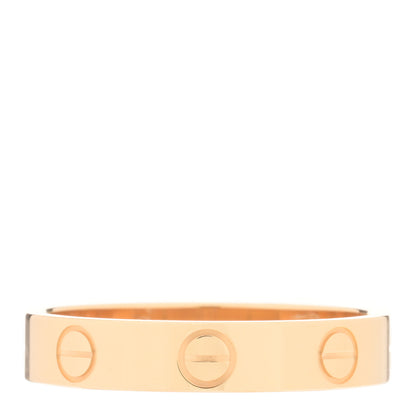 Cartier 18K Yellow Gold 3.5mm LOVE Wedding Band Ring 52 6 3 of 5