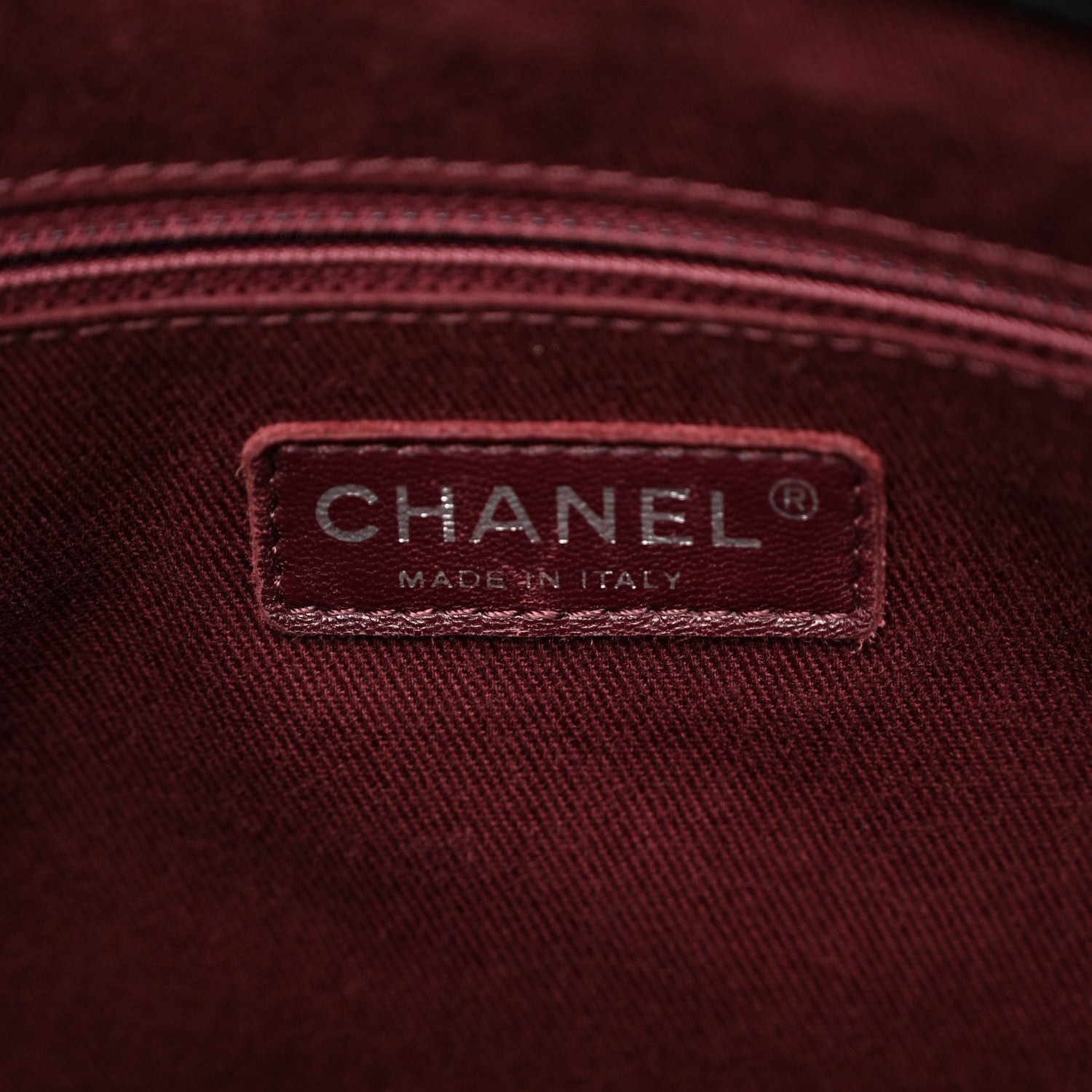 Chanel Lambskin Patent Quilted CC Shopping Tote Black 7 of 11