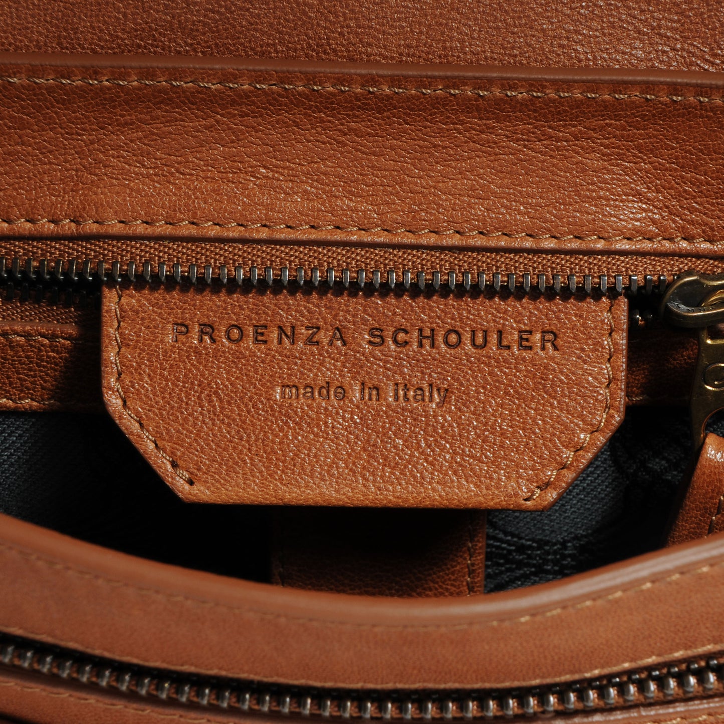 Lambskin Large PS1 Satchel Saddle