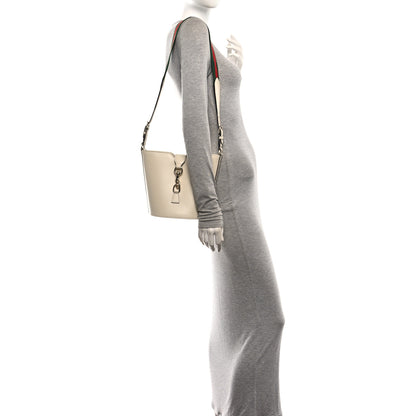 Gucci Tritone Calfskin Web Mini Ophidia Bucket Bag Ivory 3 of 9