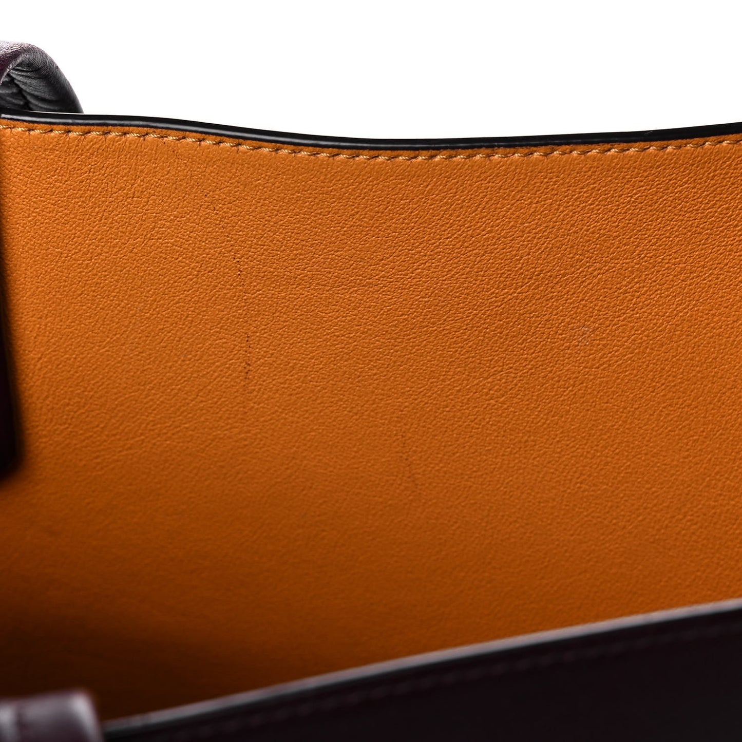 Smooth Calfskin Small Tassel Cabas Phantom Burgundy