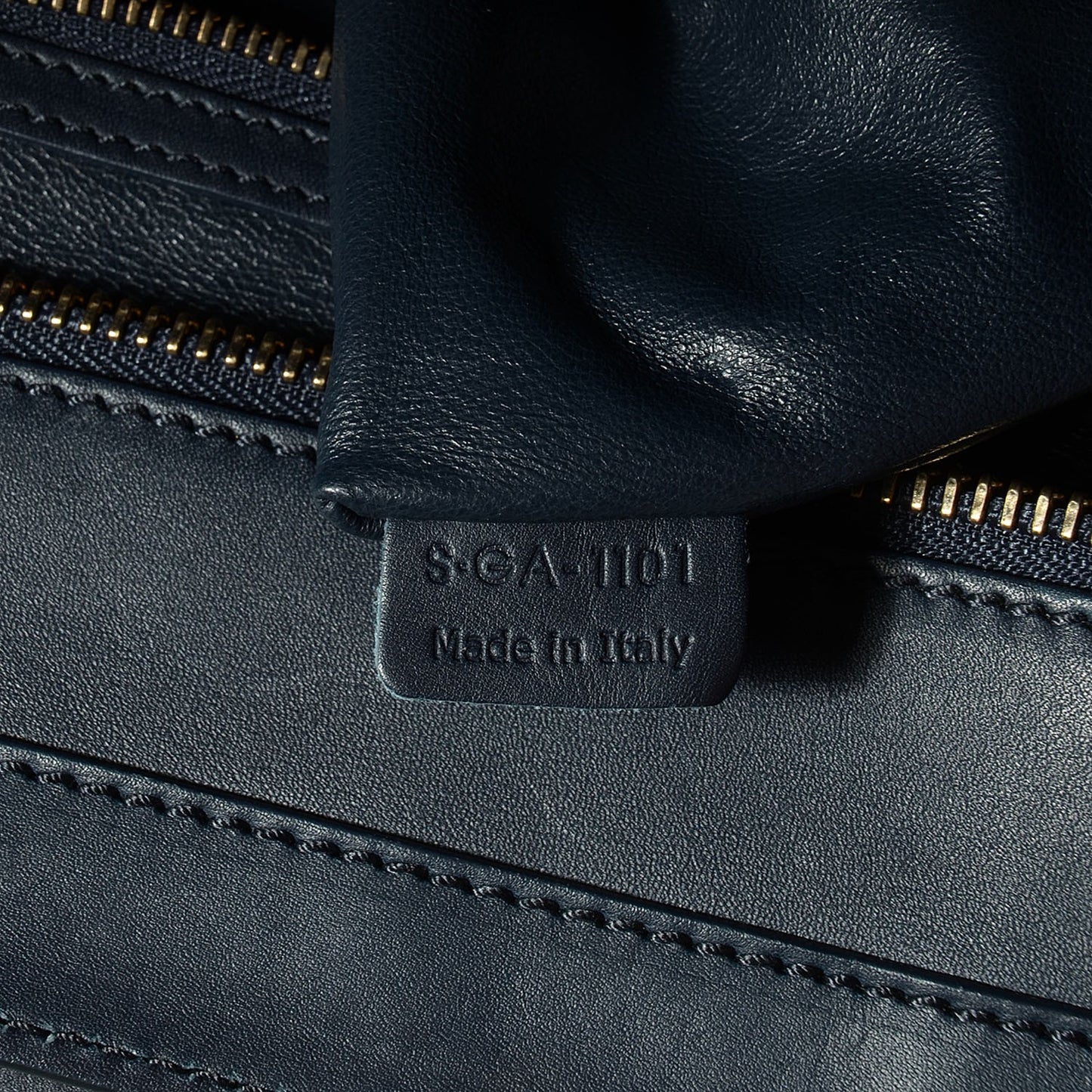 Smooth Calfskin Mini Luggage Navy